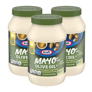 Kraft Olive Oil Mayo 3 Pack (887ml per jar)