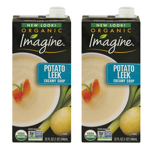 Imagine Foods Organic Potato Leek Creamy Soup 2 Pack (946ml per pack)