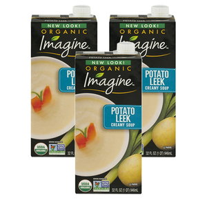 Imagine Foods Organic Potato Leek Creamy Soup 3 Pack (946ml per pack)