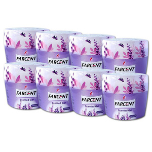 Farcent Lavender Scented Gel 8 Pack (70g per pack)
