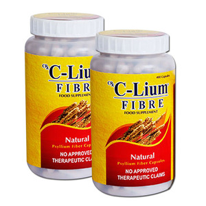 C-Lium Fibre Food Supplement 2 Pack (400's per pack)