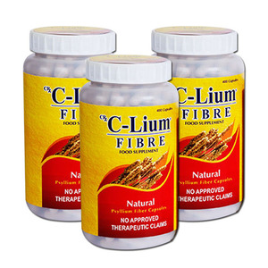 C-Lium Fibre Food Supplement 3 Pack (400's per pack)