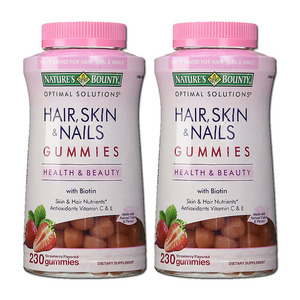 Nature's Bounty Hair, Skin & Nails Gummies 2 Pack (230's per pack)
