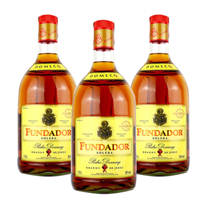 Fundador Solera Reserva Spanish Brandy 3 Pack (1.75L per Bottle)