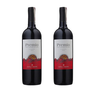Santa Carolina Premio Red Wine 2 Pack (750ml per Bottle)