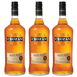 Cruzan Aged Dark Rum 3 Pack (750ml per Bottle)