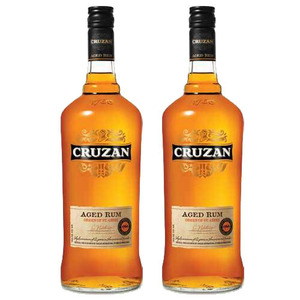 Cruzan Aged Dark Rum 2 Pack (750ml per Bottle)
