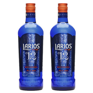 Larios 12 Botanicals Premium Gin 2 Pack (700ml per Bottle)