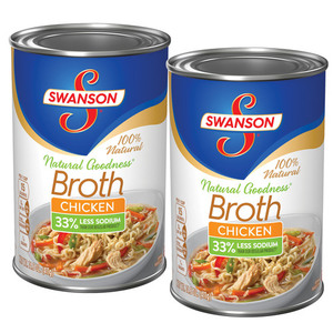 Swanson Natural Goodness Chicken Broth 2 Pack (411g per Can)