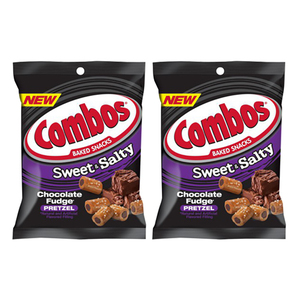 Combos Sweet and Salty Chocolate Fudge Pretzel 2 Pack (170g per pack)