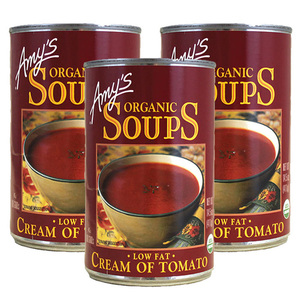 Amy's Organic Soup Cream of Tomato 3 Pack (411g Per Can)