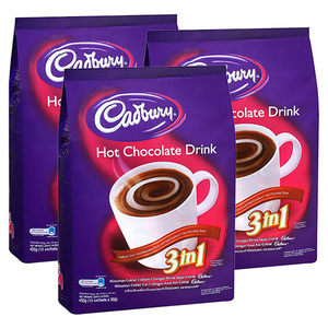 Cadbury 3 in 1 Hot Choco 3 Pack (15x30g Per Pack)