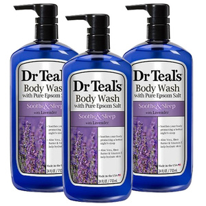 Dr. Teals Lavander Body Wash 3 Pack (709ml Per Bottle)