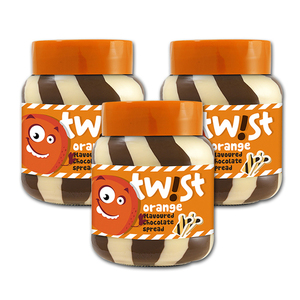 Twist Orange Flavored Chocolate Spread 3 Pack (400g per pack)