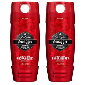 Old Spice Body Wash Swagger Red 2 pack (473ml Per Bottle)