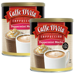 Caffe D' Vita Peppermint Mocha 2 Pack (907g Per Can)