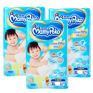 Mamypoko Baby Diaper 3 Pack (60's XLarge Per Pack)
