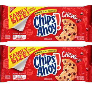 Chips Ahoy! Chewy Cookies 2 Pack (510g Per Pack)