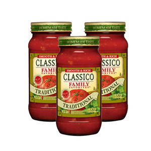 Classico Family Favorites Traditional Pasta Sauce 3 Pack (680g per pack)