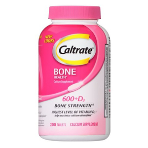 Caltrate Bone Health 600+D3 Calcium 200's