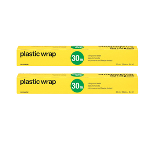 No Name Plastic Wrap 2 Pack (30m per pack)