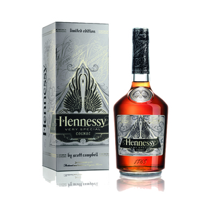 Hennessy V.S Cognac Limited Edition by Scott Campbell 3 Pack (700ml per Bottle)