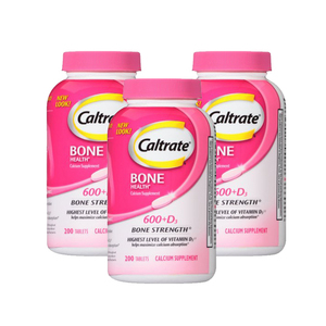 Caltrate Bone Health 600+D3 Calcium 3 Pack (200's per pack)