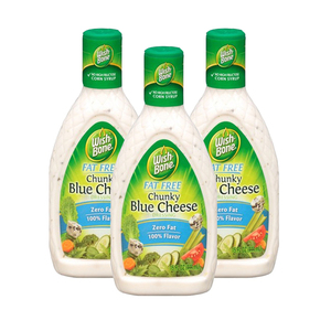 Wish-Bone Fat Free Chunky Blue Cheese Dressing 3 Pack (444ml per bottle)