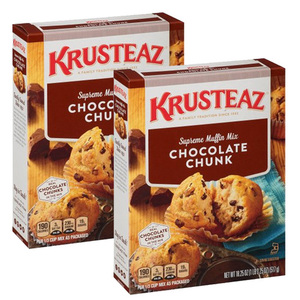Krusteaz Supreme Chocolate Chunk Muffin Mix 2 Pack (517g per pack)
