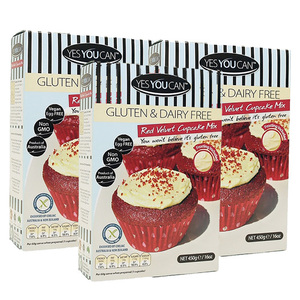 Yes You Can Gluten & Dairy Free Red Velvet Mix 3 pack (450g per pack)