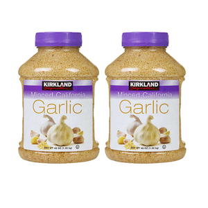 Kirkland Signature Minced Garlic 2 Pack (1.36kg per pack)