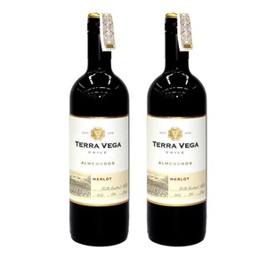 Terra Vega Merlot Red Wine 2 Pack (750ml per Bottle)