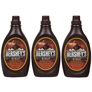 Hershey's Syrup, Special Dark 3 Pack (623ml per Bottle)