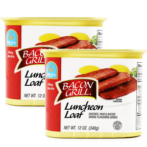 Bristol Bacon Grill Luncheon Loaf 2 Pack (340g per Can)