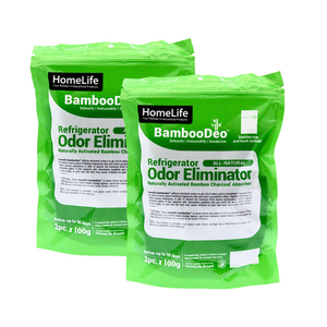 Homelife BambooDeo Refrigerator Odor Eliminator 2 Pack (2's per pack)