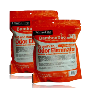 Homelife BambooDeo RV and Van Odor Eliminator 2 Pack (1's per pack)