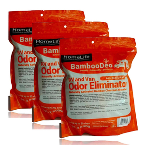Homelife BambooDeo RV and Van Odor Eliminator 3 Pack (1's per pack)