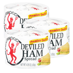 Underwood Deviled Ham Spread 3 Pack (120g per Can)