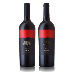 Red Rock Reserve Merlot 2 Pack (750ml per Bottle)