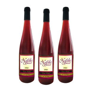 Natalie Sweet Syrah Wine 3 Pack (750ml per Bottle)