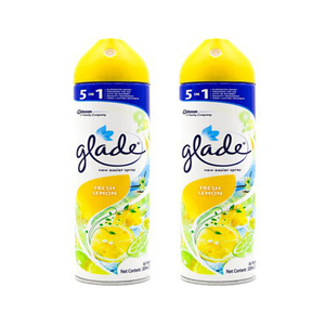 Sc Johnson Glade Air Freshner Fresh Lemon 2 Pack (320ml per pack)