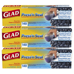Glad Press'n Seal Wrap 3 Pack (43.4m per pack)