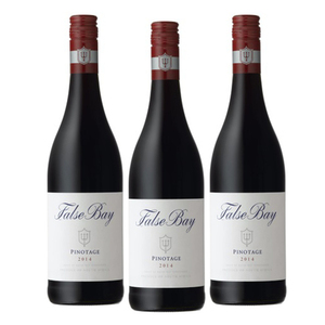 False Bay Pinotage Wine 2014 3 Pack (750ml per Bottle)