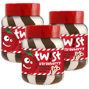 Twist Strawberry Flavored Chocolate Spread 3 Pack (400g per Pack)