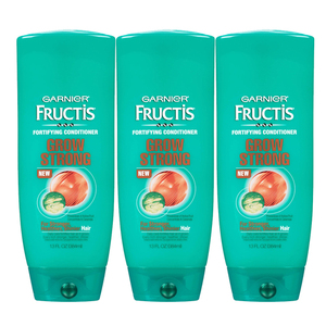Garnier Fructis Grow Strong Fortifying Condiotioner 3 Pack (384.4ml per pack)