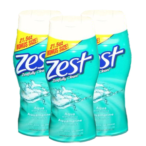 Zest Body Wash Aqua 3 Pack (635.8ml per pack)