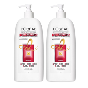 Loreal Total Repair Restoring Shampoo 2 Pack (1L per pack)