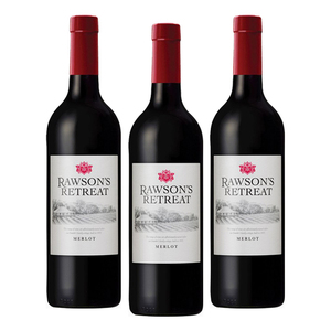 Penfolds Rawson's Retreat Merlot Red Wine 3 Pack (750ml per Bottle)