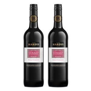 Hardy's Stamp Shiraz Cabernet Sauvignon Red Wine 2 Pack (750ml per Bottle)