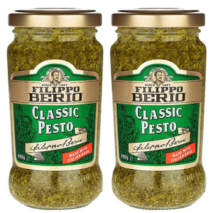 Filippo Berio Classic Pesto 2 Pack (190g per Bottle)